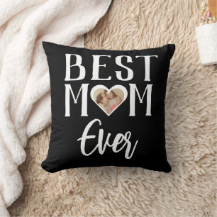 Best Mum Ever Cute 1 Photo Happy Mothers Day Cushion