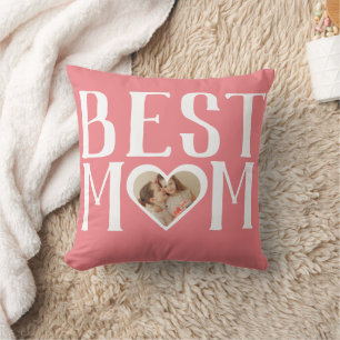 Best Mum Ever   Cute 1 Photo Happy Mothers Day  Cushion