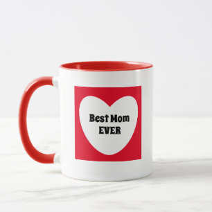 Best Mum Ever Cute Red Mug