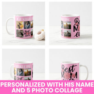 Best Mum Ever design Photo Collage  Coffee Mug