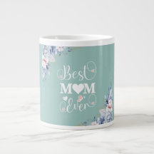 'Best Mum Ever' elegant floral gift 