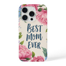 Best Mum Ever | Elegant Peony Flower Mother's Day 