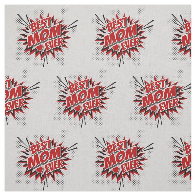 Best Mum Ever Fabric (Swatch)