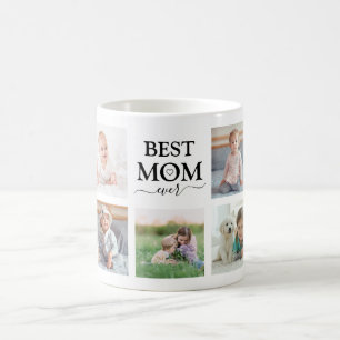 Best Mum Ever Family Photo Collage Coffee Mug
