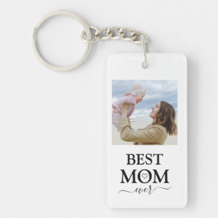 Best Mum Ever Family Photo Collage Key Ring