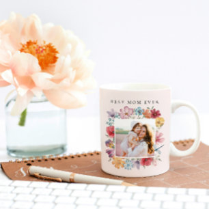 Best Mum Ever Floral Mug