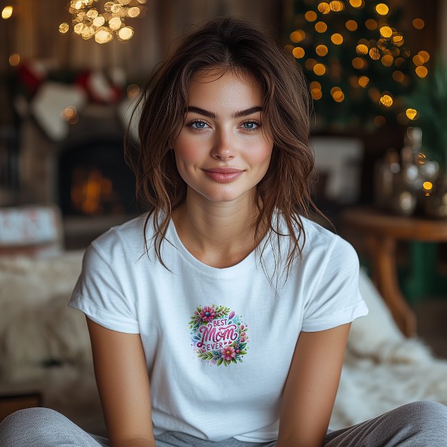 Best Mum Ever Floral T-Shirt (Creator Uploaded)