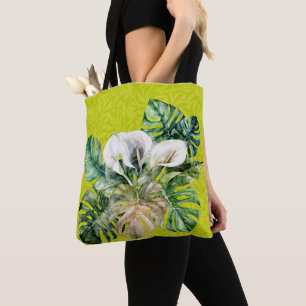 Best Mum Ever Flowers and Heart Custom Tote Bag