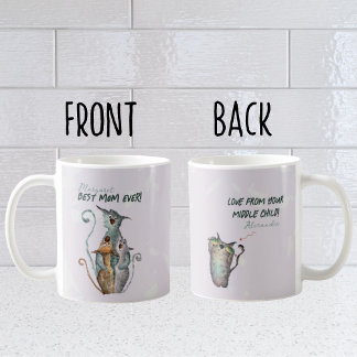 Best mum ever from middle child coffee mug