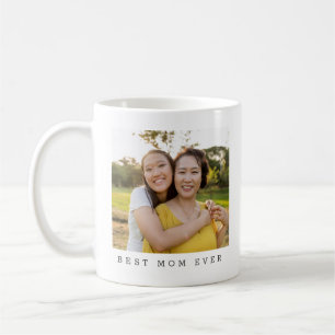 Best Mum Ever Full Photo Personalised Coffee Mug