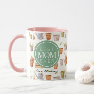 Best Mum Ever Gardening Tool Pattern Mug