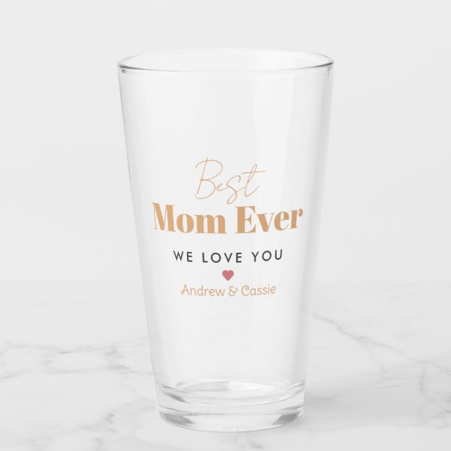Best mum ever glass (Front)