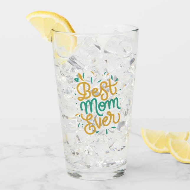 best mum ever glass (Front Ice)