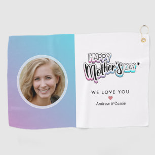 Best mum ever golf towel