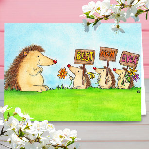 Best Mum Ever greeting card by Nicole Janes