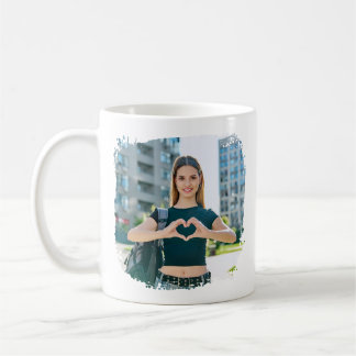 Best Mum Ever Grunge Border Photo Coffee Mug
