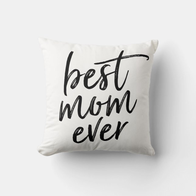 Best Mum Ever Handwritten Script Cushion (Front)