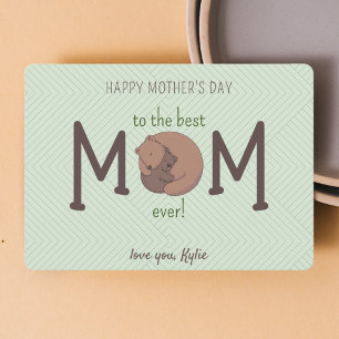 Best Mum Ever Happy Mother's Day Cards