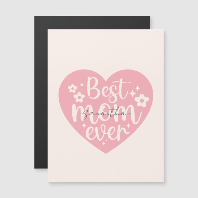 Best Mum Ever - Heart (Front/Back)