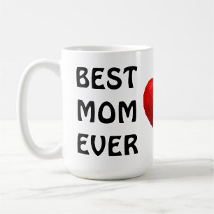 Best Mum Ever Heart Love You Mum Mother's Day Mug