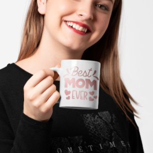 Best Mum Ever Heart Photo Coffee Mug