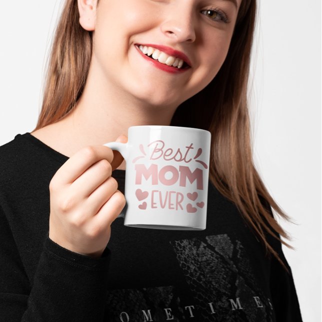 Best Mum Ever Heart Photo Coffee Mug (Best Mom Ever Heart Photo Coffee Mug)