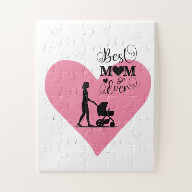 "Best Mum Ever – Heartfelt Moments" Jigsaw Puzzle (Vertical)