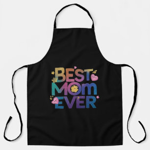 Best Mum Ever Hearts & Flowers Apron
