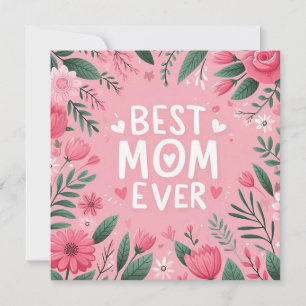 Best Mum Ever Holiday Card