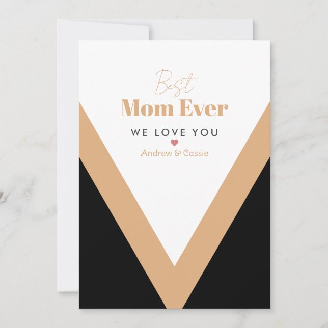 Best mum ever holiday card (Front)