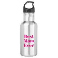 Best Mum Ever hot pink fuchsia modern typography