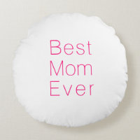 Best Mum Ever hot pink white minimalist typography