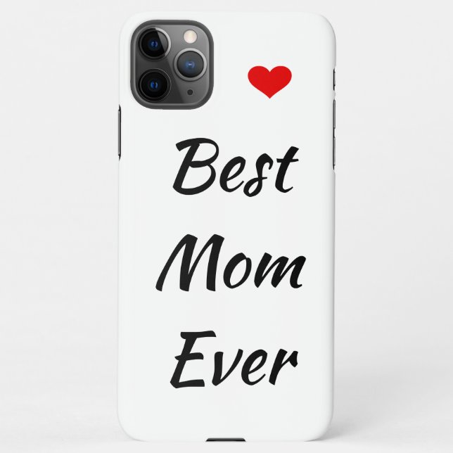 Best Mum Ever iPhone Case (Back)