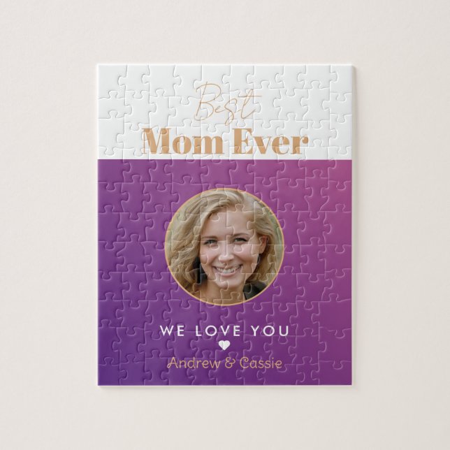 Best mum ever jigsaw puzzle (Vertical)