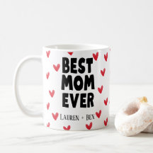 Best Mum Ever Kids Names Mother's Day