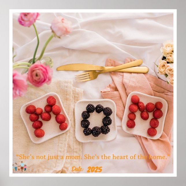 Best Mum Ever – Love, Home & Family Poster (Front)