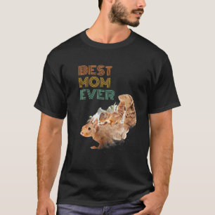Best Mum Ever Mama Squirrel Cute Animal Mother's D T-Shirt