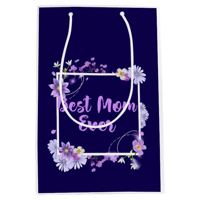 Best Mum Ever Medium Gift Bag (Front)