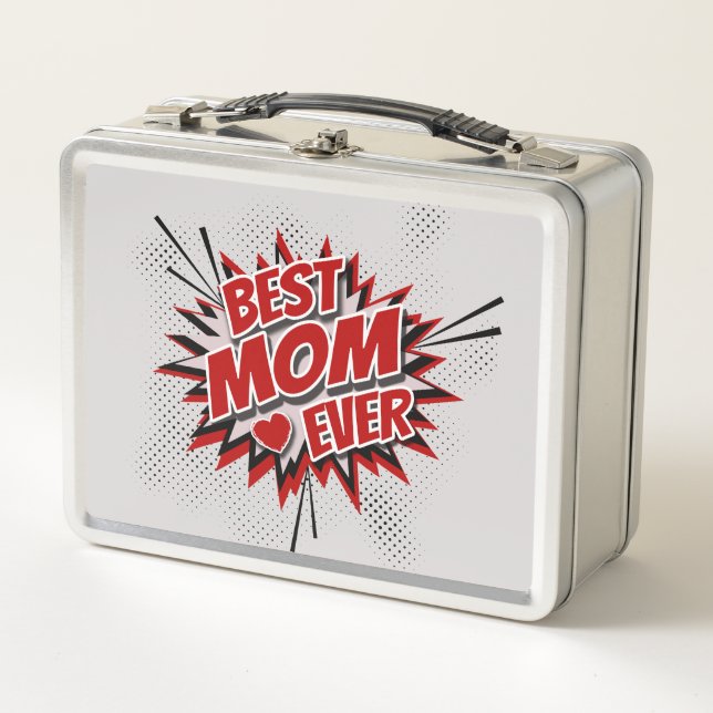 Best Mum Ever Metal Lunch Box (Front)