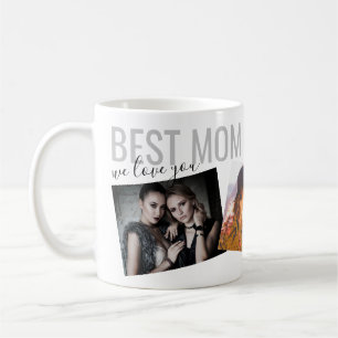 Best Mum Ever Modern Chic Personalised Photo Coffee Mug