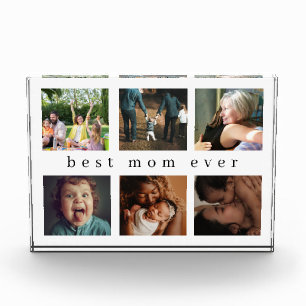 Best Mum Ever   Modern Collage Photo Block