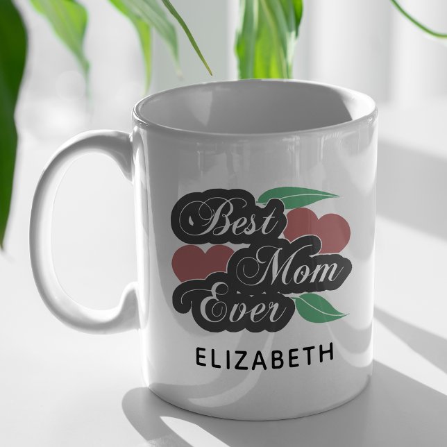 Best Mum Ever Modern Cute keepsake Mothers Day Coffee Mug (Creator Uploaded)