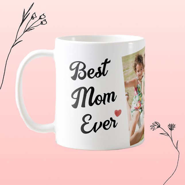 Best Mum Ever Modern Photo Coffee Mug (Creator Uploaded)