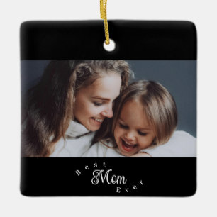 Best Mum Ever Modern Simple Ceramic Ornament