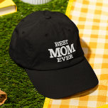Best Mum Ever Modern Typography Custom<br><div class="desc">Best Mum Ever Modern Typography Custom Embroidered Baseball Cap features the simple modern embroidered text "Best Mum Ever". Perfect as a gift for mum for Mother's Day,  Christmas,  birthday and more. Created by Evco Studio www.zazzle.com/store/evcostudio</div>