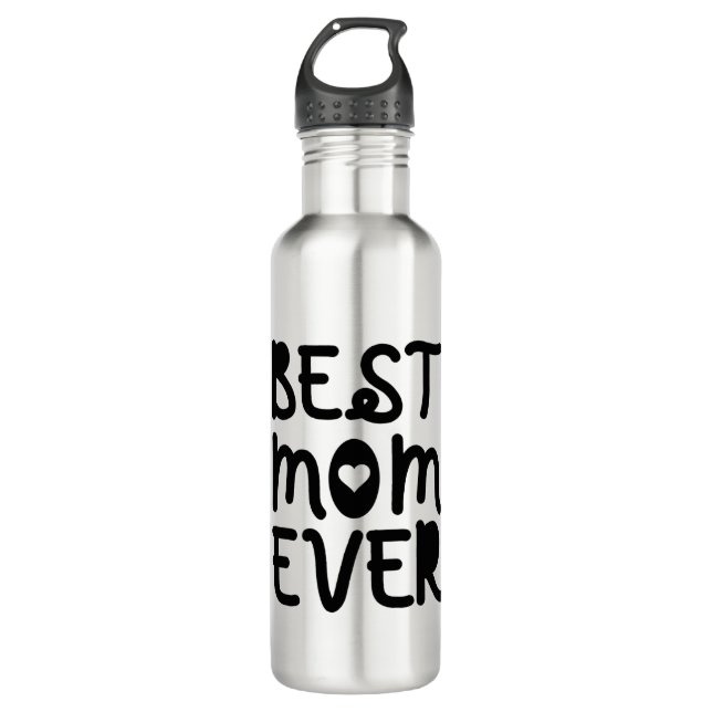 Best Mum Ever Mother's Day 710 Ml Water Bottle (Front)
