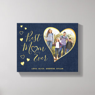 Best Mum Ever Mother's Day Canvas Print