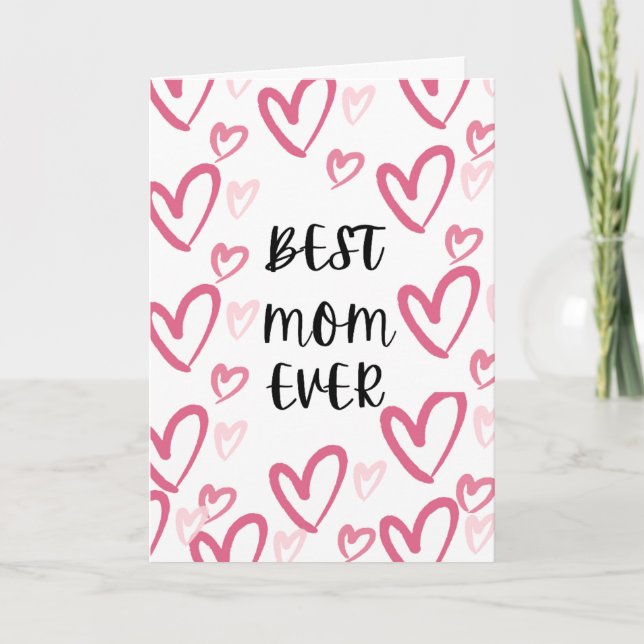 Best Mum Ever Mother's Day Card (Front)