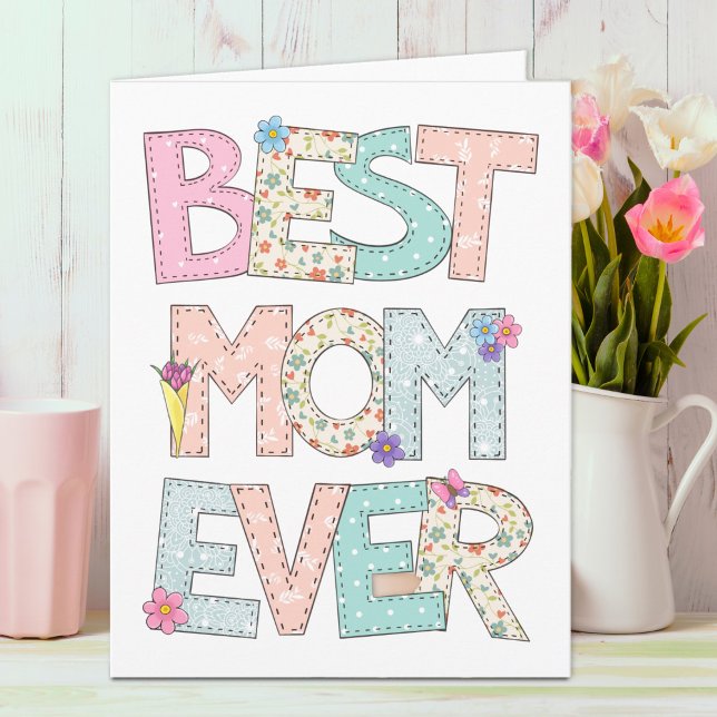 Best Mum Ever Mothers Day Card (Creator Uploaded)
