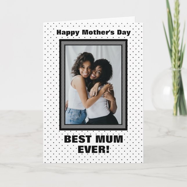 Best Mum Ever Mothers Day Card (Front)